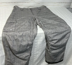 White Sierra Herren nicht isolierte Ski Snowboard Hose grau kariert wasserdicht Größe XL - Bild 1 von 14
