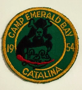 Rare Camp Emerald Bay 1954 Catalina Boy Scout Patch, California - Picture 1 of 2
