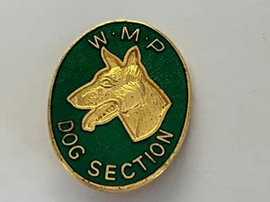 Vintage W.M.P West Midlands Polizeihundeabteilung Emaille Pin Anstecker - Bild 1 von 3