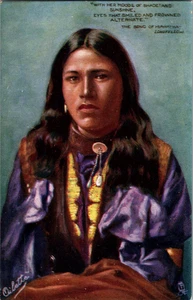 AK Raphael Tuck & Söhne Oilette Nr. 9011 Hiawatha unbespielt - Bild 1 von 5