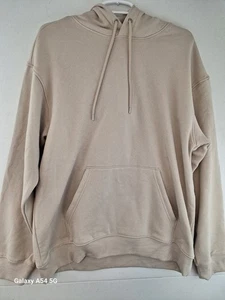 Herren H&M Loose Fit Hoodie hellbeige Herren Large - Bild 1 von 3