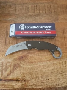 Smith & Wesson Extreme Ops Karambit Folding Knife Folding Pocket Knife CK33 - Picture 1 of 2