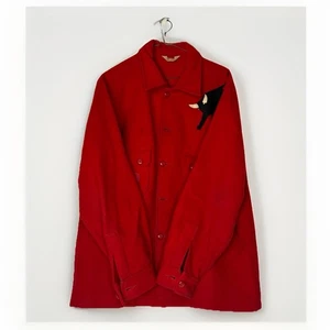 Offizielle BSA rote Wolljacke Größe unbekannt Brustumfang 44" CR-561 - Bild 1 von 12