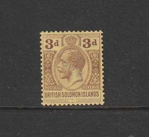 British Solomon Island 1914/22 Crown ca 3d MM SG 28 - Bild 1 von 2