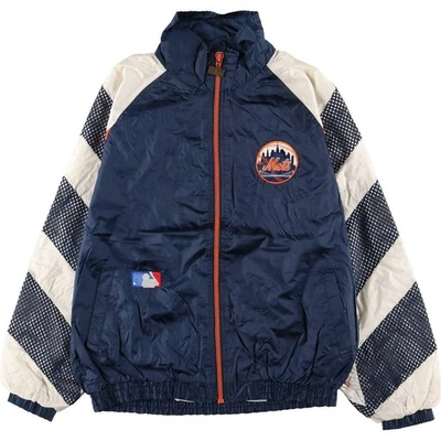 Vintage 1990'S Pro Player MLB New York Mets Nylon Jacket Men's Size Large - Image 1 of 4
