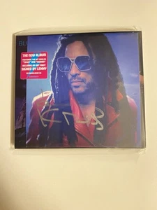 Lenny Kravitz - Blue Electric Light Cd & Signed art Card Autographed - Imagen 1 de 2