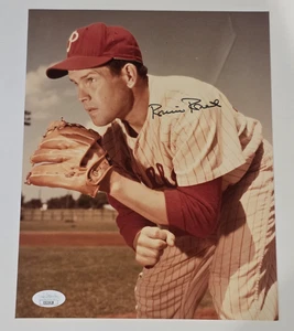 ROBIN ROBERTS Signed 8x10 Photo-HALL OF FAME-PHILADELPHIA PHILLIES-JSA - Picture 1 of 5