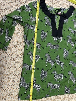 Kate Spade Shift, Cover Up, Pool Side Chic. Zebra Pattern. Pockets. - Image 1 of 4