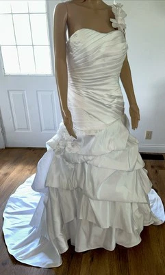 Vestido de novia para mujer Moonlight correa/sin tirantes-blanco-talla 16? Foto 1 de 4