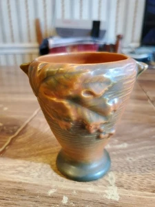 Roseville Russet Bushberry Vase #28-11 4 Zoll hoch - Bild 1 von 5