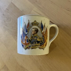 Edward The Eighth VIII 8th Coronation Mug Made In England Antique Vintage - Picture 1 of 3