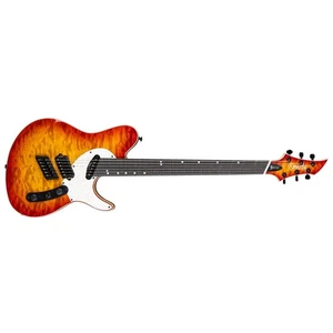 Ormsby TX Exotic GTR 6 (Run 15) Multiscale QM CB - Cherry Burst *NEW* fanned - Picture 1 of 8