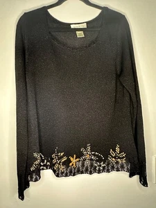Vintage Susan Bristol Sz XL Sweater Pullover Cottagecore Grandmacore Cozy Knit - Picture 1 of 5