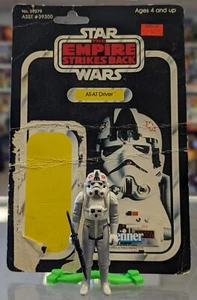 Vintage Kenner Star Wars AT-AT Driver Figure Card Back Blaster COMPLETE NO REPRO - Picture 1 of 7