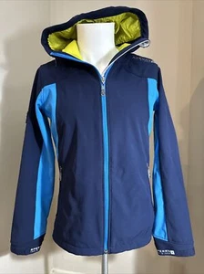 Sperry Top Sider Water Shed STS35 Blue Hooded Women’s Full Zip Comfy Jacket Sz M - Picture 1 of 11
