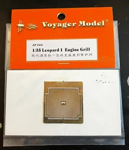 LEOPARD 1 ENGINE GRILLE 1/35 PHOTOETCH VOYAGER MODEL AP 024 AP024 - Picture 1 of 1