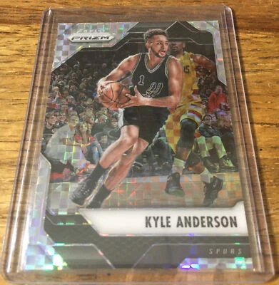 2016-17 Panini Prizm Prizms Starburst Spurs Basketball Card #238 Kyle Anderson - Image 1 of 2