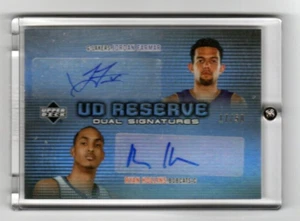 2006-07 UD Reserve Dual Signatures Jordan Farmer & Ryan Hollins 17/50, Nr-Mt! - Picture 1 of 2