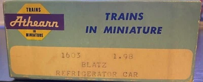 Athearn Ho Scale - 40' Beer Reefer Blatz 27107 - 1603 - SWA2 - Image 1 of 2