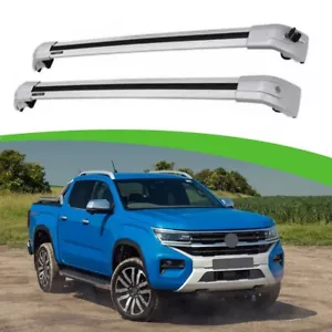 2 piezas Fit para VW Amarok 2023 2024 riel de techo bloqueable bastidor barra transversal - Imagen 1 de 7