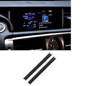 For LEXUS IS250 IS300 IS350 2014-2018 Carbon Fiber GPS Navigation Sticker Trim - Imagen 1 de 10