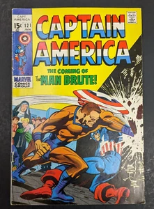 Captain America #121 Marvel Comics 1969 - The Coming of the Man Brute - Picture 1 of 3