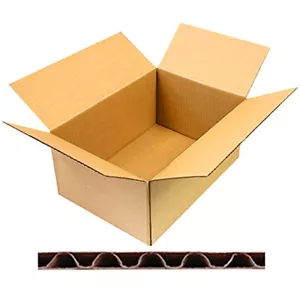 embalaje cajas plegables 650x350x370 mm KK-129 marrón 1 eje cajas - Imagen 1 de 49