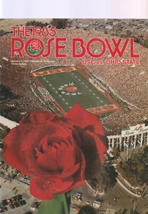 1985 ROSE BOWL PROGRAM USC VS OHIO STATE - Picture 1 of 3