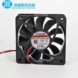 SUNON MF60152VX-1000C-A99 6015 24V 2.04W 6CM 2-Wire Inverter Cooling Fan - Bild 1 von 5