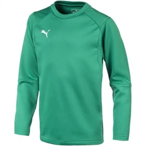 Puma Kids Liga Trn Sweater Sports Training Fitness Gym Performance Crew - Picture 1 of 3