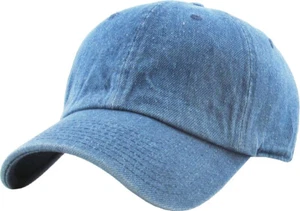 Solid Plain Washed Dad Hat Cotton Polo Style Baseball Ball Cap NEW - Picture 1 of 297
