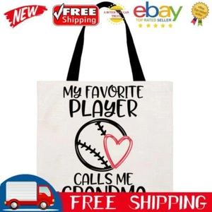 baseball Printed Linen Bag - Picture 1 of 3