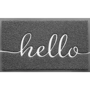 Door Mat 32"x20"Grey Durable Welcome Mat Low Profile Floor Mat Front Doormat ... - Picture 1 of 7