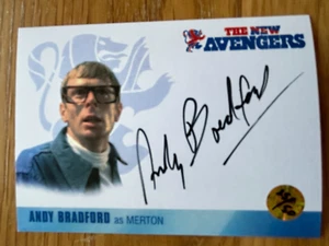 THE NEW AVENGERS SAMMLUNG: AUTOGRAMMKARTE: ANDY BRADFORD AB2 XX/50 - Bild 1 von 1