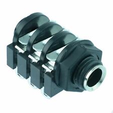 6.35mm 1/4" Chassis Mount Stereo Jack Socket Audio Connector
