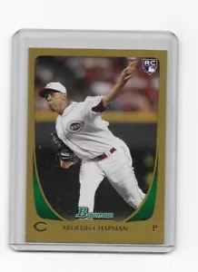 2011 Bowman Gold Border Aroldis Chapman Rookie RC CINCINNATI REDS - Bild 1 von 1