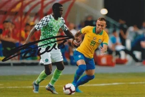 Autógrafo de fútbol americano foto firmado a mano de Nigeria 6x4 de Jamilu Collins 4 - Imagen 1 de 1