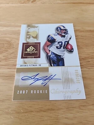 2007 SP Chirography Rookie #rd /699 Antonio Pittman #118 Rookie Autograph Rams $ - Image 1 of 2