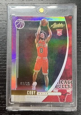 COBY WHITE Absolute ROOKIE "PINK” REFRACTOR SSP Parallel Variation RC #'d/25 - Image 1 of 4
