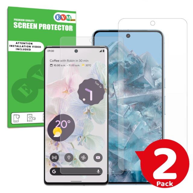 Easges Paquete de 2 protectores de pantalla de vidrio templado para Google Pixel  8 Pro, transparente HD, resistente a los arañazos, cobertura – Yaxa Colombia
