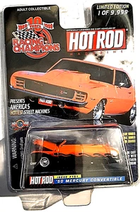 Racing Champions Hot Rod Magazine 50 Mercury Convertible new in pack - Picture 1 of 3