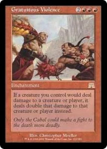 MTG - GRATUITOUS VIOLENCE - Onslaught (R) - Picture 1 of 1