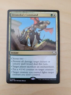 DROMOKA'S COMMAND magic the gathering mtg NM/M MOC Commander - Image 1 of 2