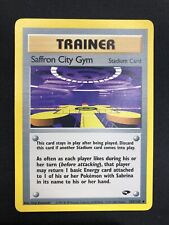 Pokemon Saffron City Gym 122/132 Gym Challenge Unlimited Wizards ENG Vintage