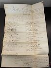 Robert H Morris Signed Roll of Oaths Document - New York City Mayor from 1841-45