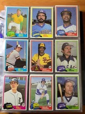 TOPPS TRADED (1981) Baseball Card *U PICK HOFers/Rookies NM-MT FREE SHIPPING