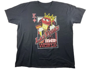 candy store playing card t-shirt las Vegas Men’s Size 2XL Black - Picture 1 of 6