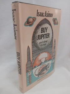 Isaac Asimov Buy Jupiter 1975 Hardcover DJ BCE Vintage Science Fiction VG COND  - Picture 1 of 24