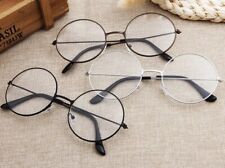 Klare NERDBRILLE Vintage Rund Brille Klarglas Oversize Unisex Modern Brille 1