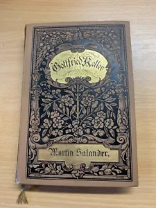 1906 GOTTFRIED KELLER "MARTIN SALANDER" GERMAN FICTION ANTIQUE BOOK (P4) - Imagen 1 de 12
